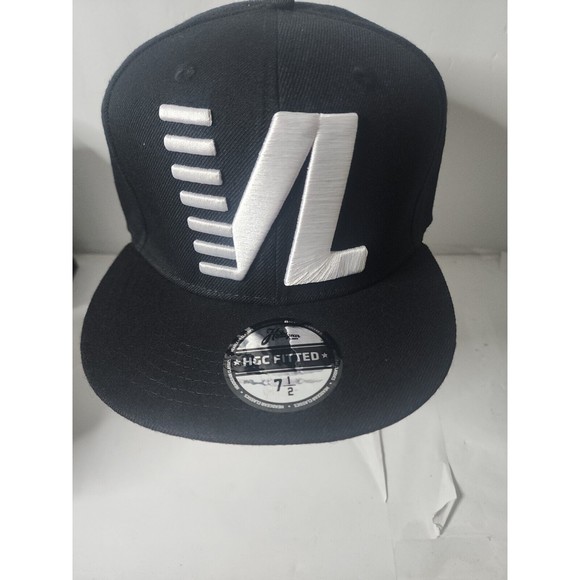 Victory Lap Rare Fitted 7.5 Headgear Classic 2019 Black/WhiteUrban Hat - Picture 9 of 9